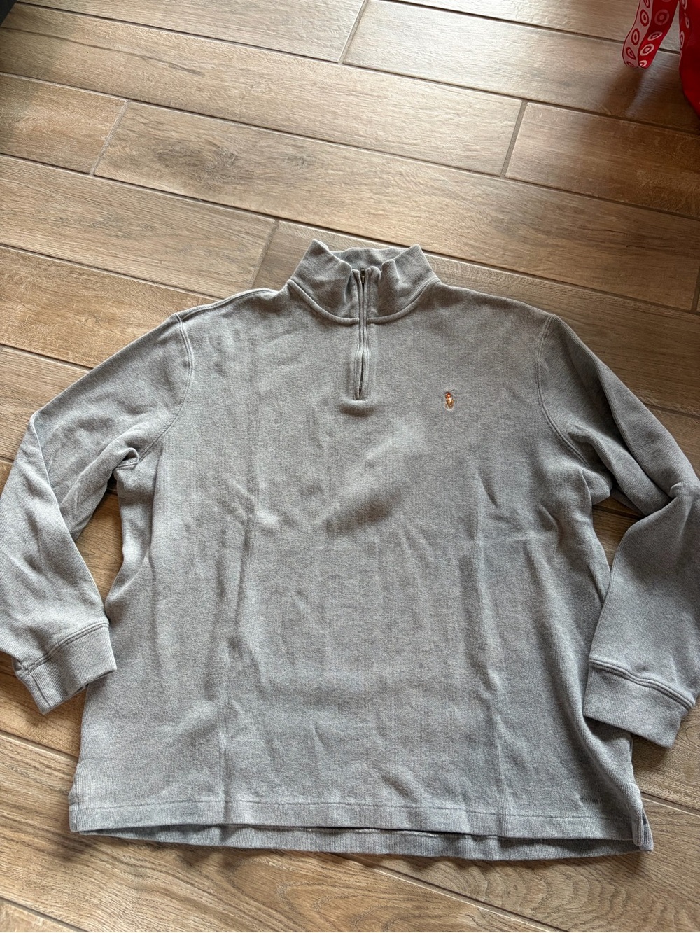 Polo Ralph Lauren quarter zip sweatshirt Gray in XL